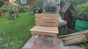 Скамейка своими руками для дома и дачи.