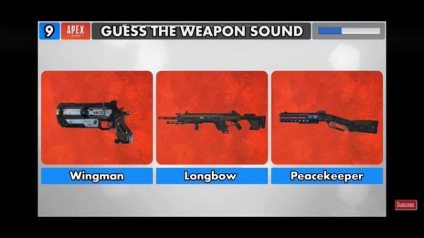 GUESS THE APEX LEGENDS GUN SOUND QUIZ