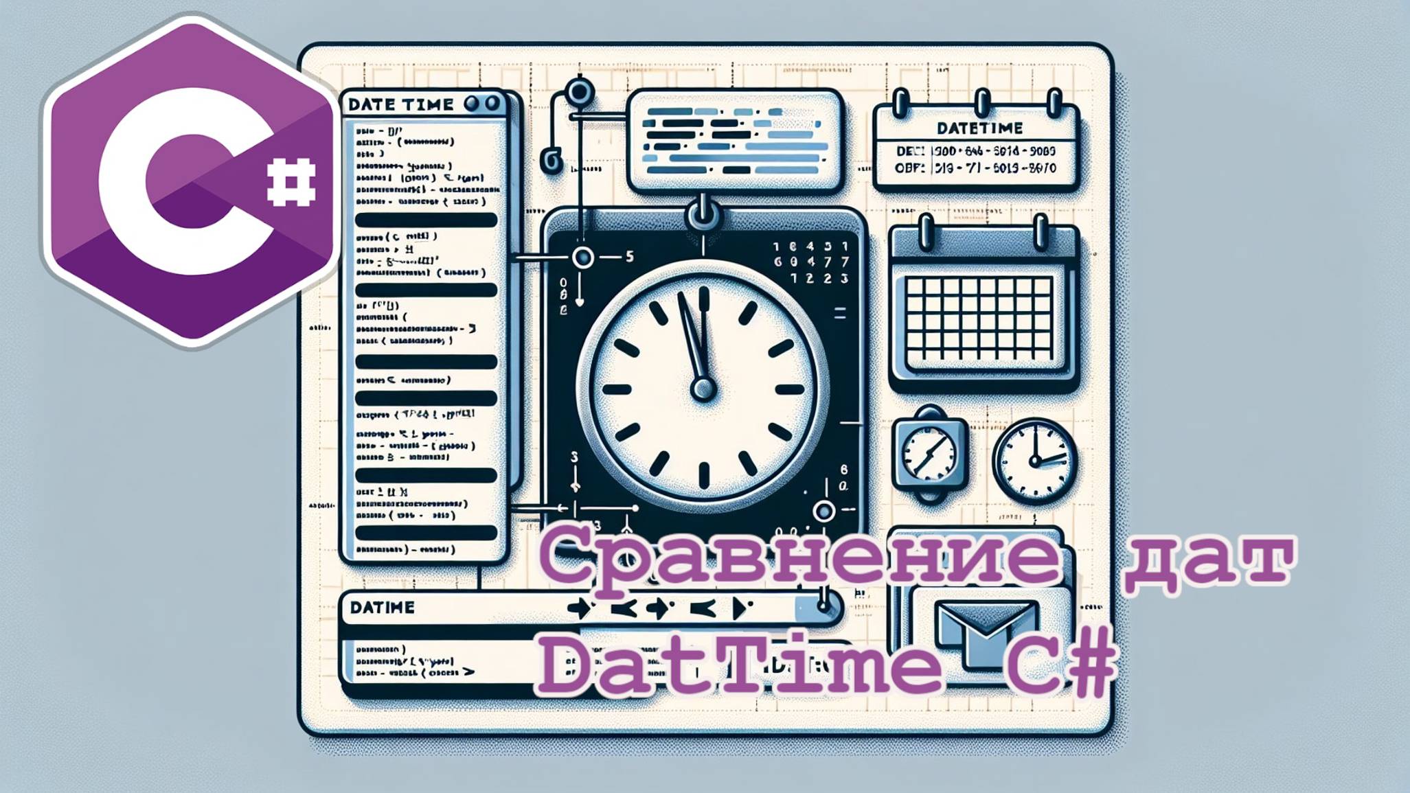 Сравнение дат DataTime C# смотреть онлайн