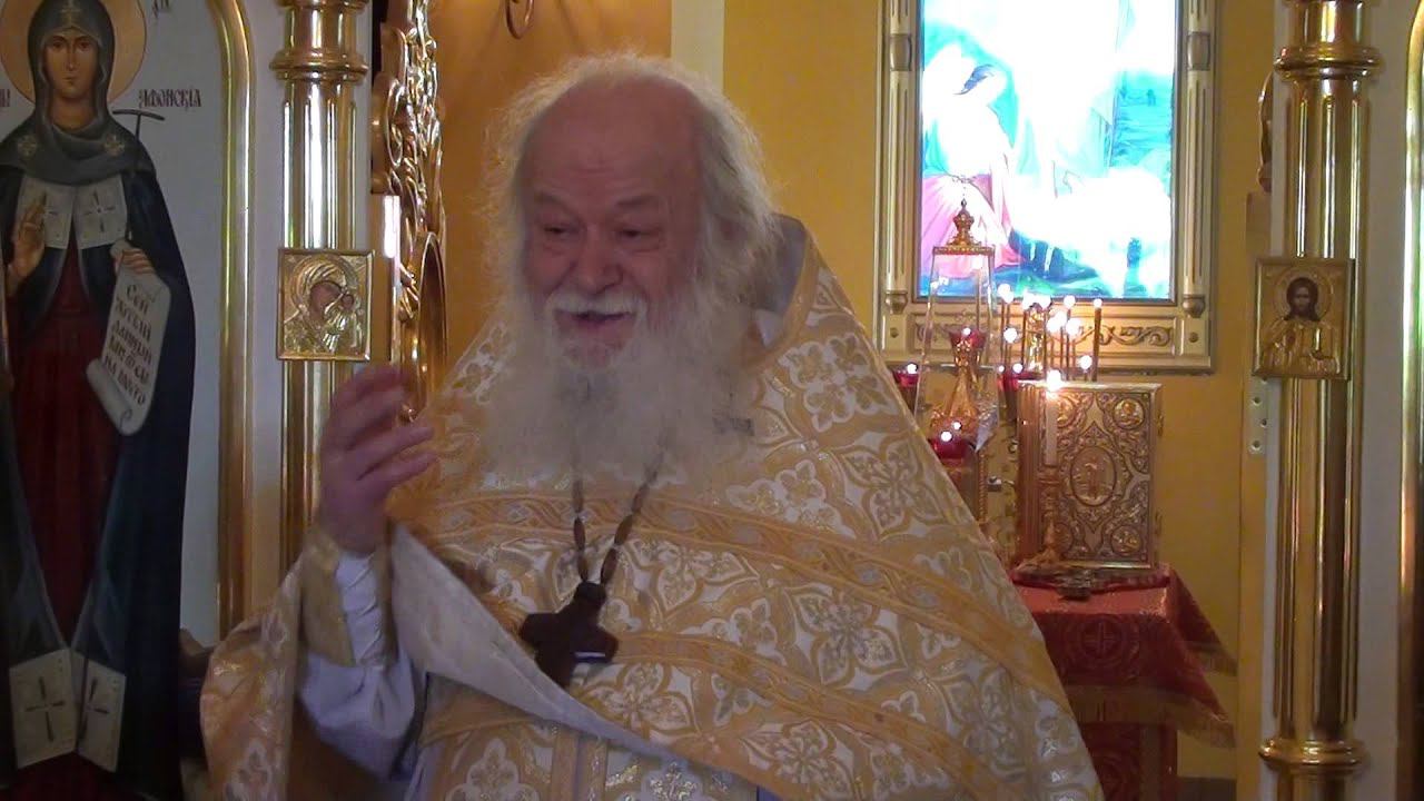 Проповедь о. Валериана Кречетова 14.06.15 смотреть онлайн