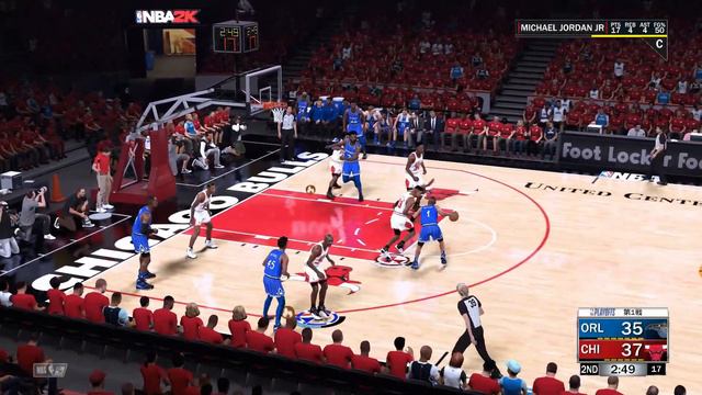 NBA 2k18 MY CAREER - Michael Jordan Jr PLAYOFF 1st ROUND vs ORL 33pts - GAME1 смотреть онлайн