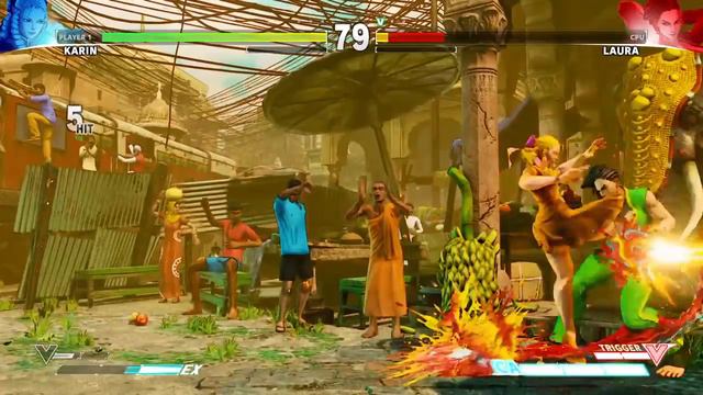 STREET FIGHTER V Karin vs Laura смотреть онлайн