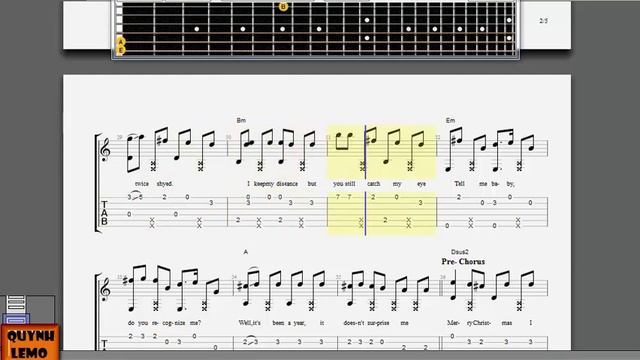 Last Christmas (Wham) | Guitar Fingerstyle/Tutorial (Tab + Lyric + Hợp âm) смотреть онлайн