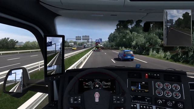 New Kenworth T680 2022 Euro truck simulator 2 Logitech g923 Gameplay смотреть онлайн