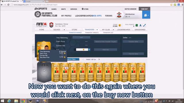 Fifa 14 AutoBuyer Script Tutorial (Fifa 15 Compatible) смотреть онлайн