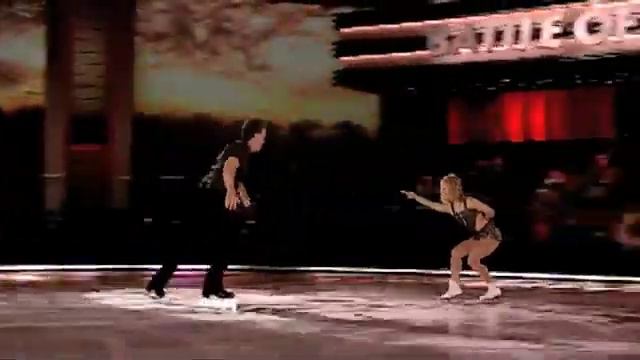 Anabelle Langlois and Brad May Skate to "Saturday Night's Alright For Fighting" смотреть онлайн