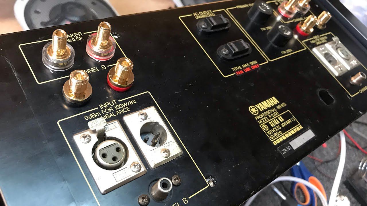Усилитель Yamaha P-2200 (лёгкий апгрейд)