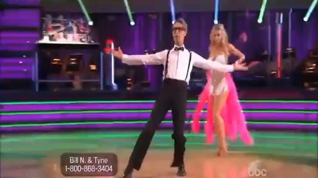 Bill Nye and Tyne Stecklein - Cha Cha Cha - Week 1 смотреть онлайн