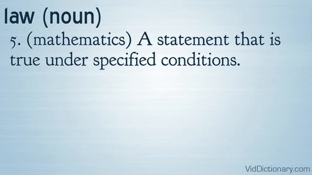 law - definition смотреть онлайн