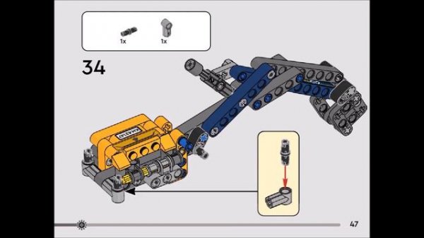 LEGO Instructions | Technic | 42147 | Dump Truck | Excavator | Alternate Build