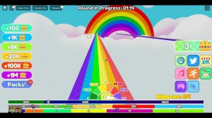 Радужная дорога! Roblox