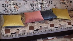 Диванные подушки своими руками