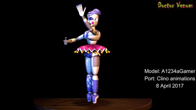 [ SFM ][ FNAF ] Model Evolution: Ballora (FNaF Sister Location)
