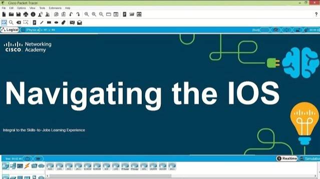 Packet TracerV7.2 - Navigating the IOS смотреть онлайн