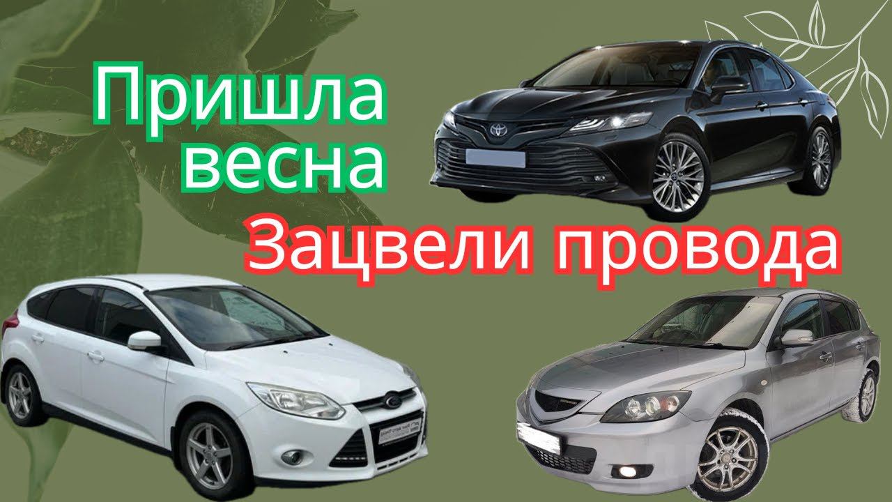 Оживление автомобилей: Ford Focus 3, Mazda 3, Toyota Camry. смотреть онлайн