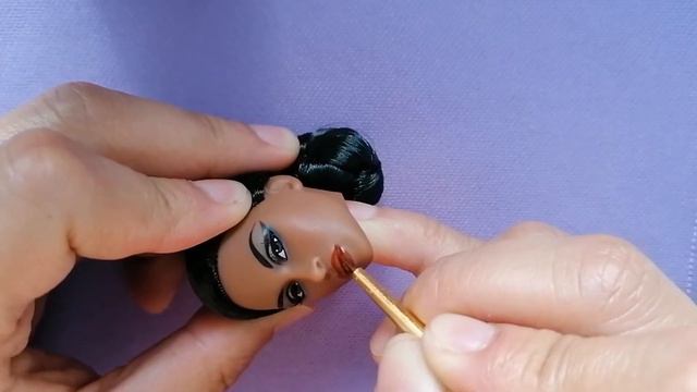 Fashion Royalty Doll Lips Repaint