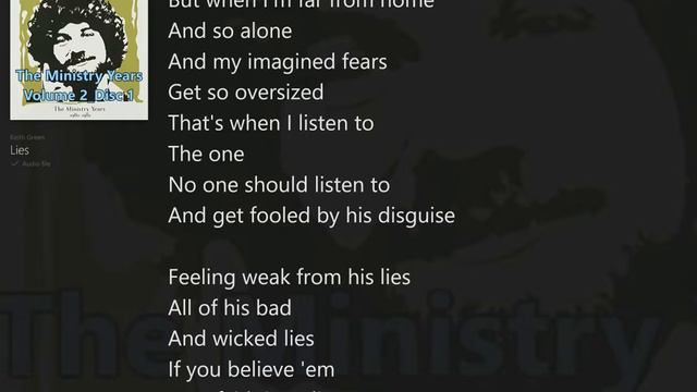 Lies (with Lyrics) Keith Green/Ministry Years Vol.2_Disc1 смотреть онлайн