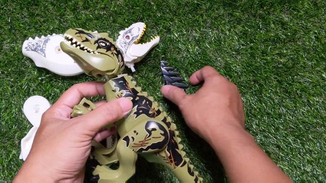 Jurassic World dominion: assemble Lego Dinosaur Giganotosaurus toy review смотреть онлайн