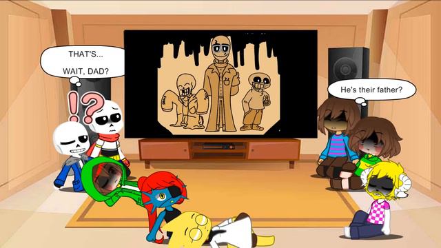 (REMAKE) Undertale reacts to Last Breath Sans vs DustTale Sans смотреть онлайн