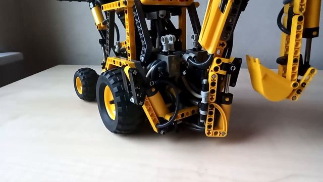 Lego Technic 8455 Radlader 10 Pneumatik Zylinder Funktionstest смотреть онлайн