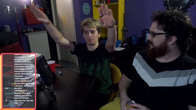 Marco e Sdrumox contro la guerra | Twitch Clip смотреть онлайн
