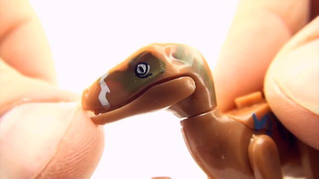 4 Jurassic World Lego Mini Velociraptors - Size Comparison Lego Velociraptor - Tyrannosaurus Toys