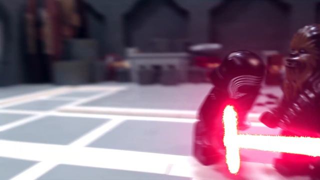 Lego Star Wars׃ Chewbacca vs Kylo Ren | Epic Final Lightsaber Battle! смотреть онлайн