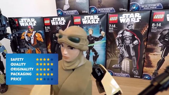 Lego Jyn Erso VS Rey Buildable Figures | Lego Buildable Figures | Kids Toy Reviews смотреть онлайн