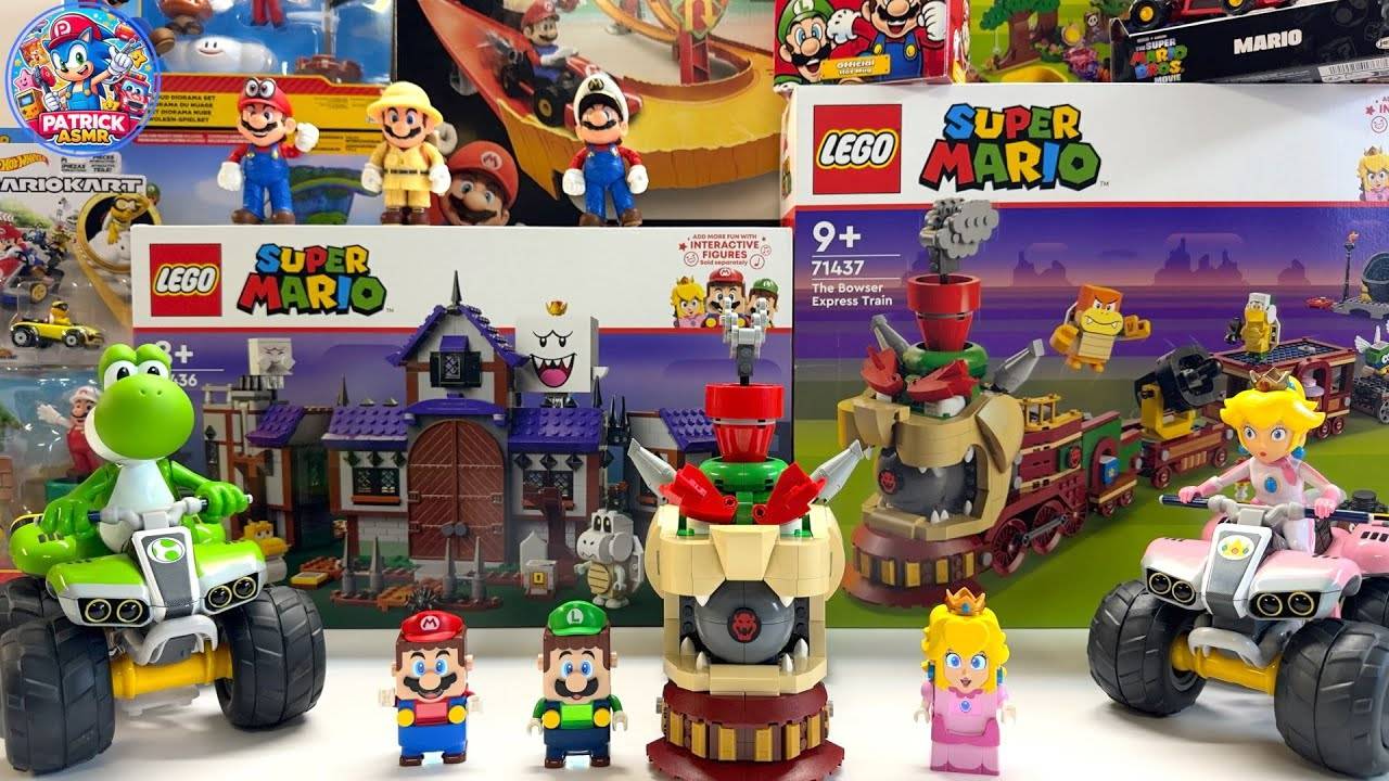 Lego. Лего. Супер марио. Распаковка игрушек