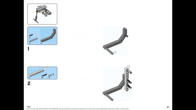 How To Build -Lego Mindstorms Nxt 8527 (Tribot) Instructions смотреть онлайн