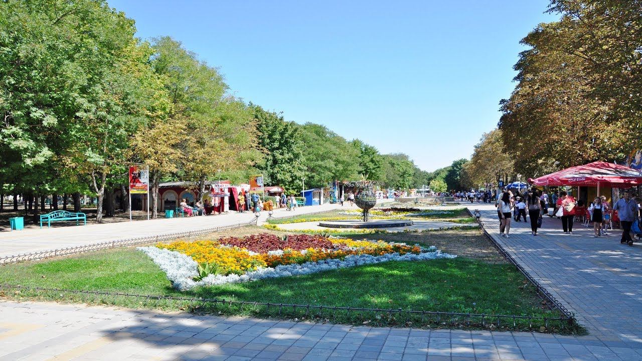 Ейск: парк имени И.М.Поддубного! смотреть онлайн