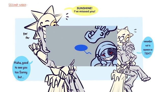 SUN And MOON SPECIAL!! (and A Bit Of FREDDY!) (FNAF Security Breach Comic COMPLATION)