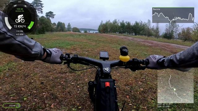 Монино - Свердловка на велосипеде  с телеметрией