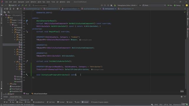 08.02. Initialize Attributes with Gameplay Effects смотреть онлайн