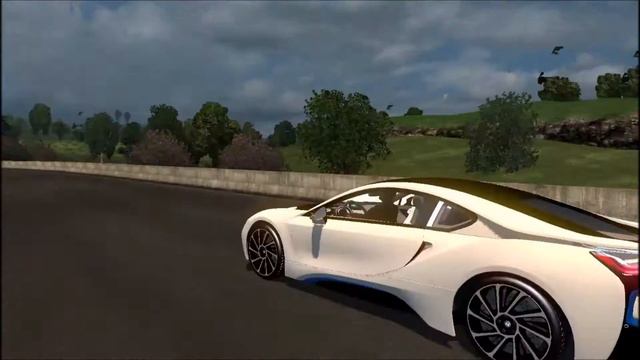 Euro Truck Simulator 2 - BMW i8 [1.24.x] смотреть онлайн