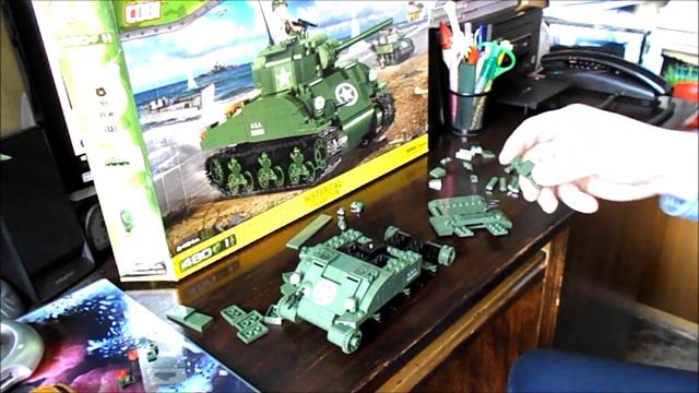 Sherman M4A1 Tank - COBI Lego Compatible Building Blocks смотреть онлайн