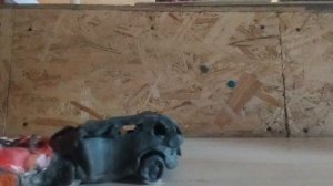 краш-тест машин из пластилина