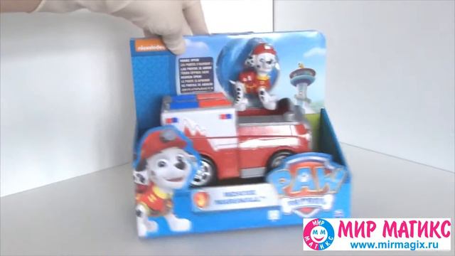 Игровой набор фигурка Маршалла и машинка, Щенячий Патруль | арт. 16601 смотреть онлайн