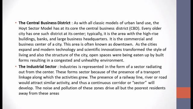 Sector Model of Urban Land use by Homer Hoyt | Postulates and Drawbacks смотреть онлайн