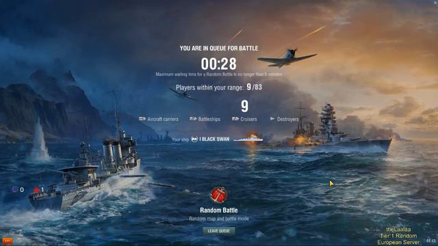World of Warships w/ theLaalaa - EU - Tier 1 Bathtub Boats - Black Swan (Random) смотреть онлайн