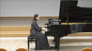 Куприянова Елизавета, А. Аренский этюд op. 74 № 1