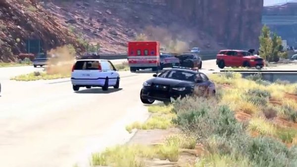 RUNAWAY HELL │ Epic Train Chase and Crash - BeamNG.drive