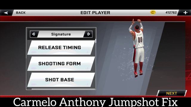 Carmelo Anthony Jumpshot Fix | NBA 2K20 Mobile смотреть онлайн