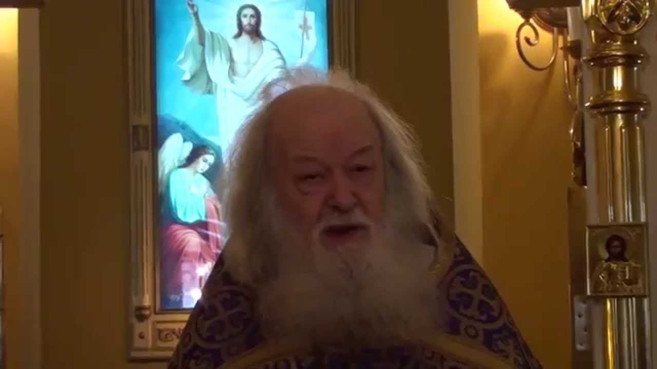Проповедь о. Валериана Кречетова 29.03.15 смотреть онлайн
