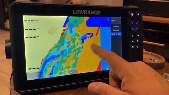 Настройка на эхолоте Lowrance карт c-map смотреть онлайн