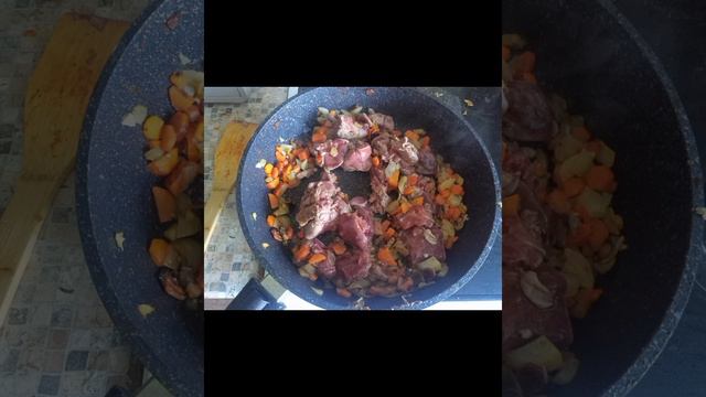 картофан с печенкой
