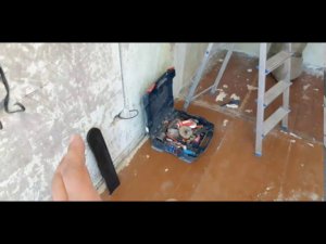 Электромонтаж (этап 2) разводка кабелей.