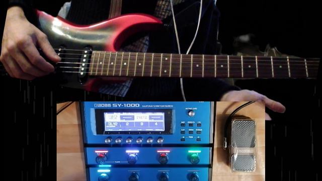 Boss Sy-1000 Guitar Synth SQ PLK FLU SYNTH