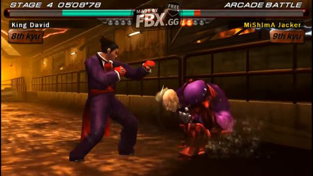 KAZUYA VS JACK 6 TEKKEN 6 Gameplay on PSP and PS VITA смотреть онлайн