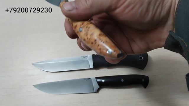 Обзор ножей от Андрея Горшкова из стали BOHLER S390 и BOHLER N690 смотреть онлайн